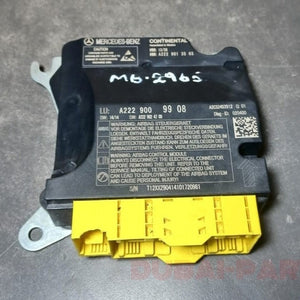 وحدة التحكم في الوسائد الهوائية SRS لسيارة مرسيدس بنز الفئة S W222، رقم القطعة A222 9009908، أصلية.