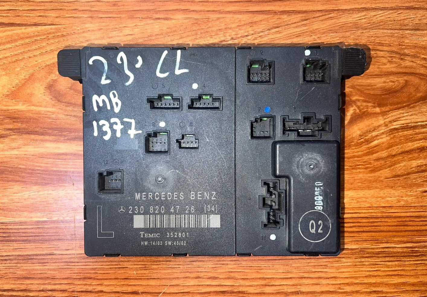2006 Mercedes-Benz SL500 Door Control Unit A2308204726 R230 SL-Class OEM