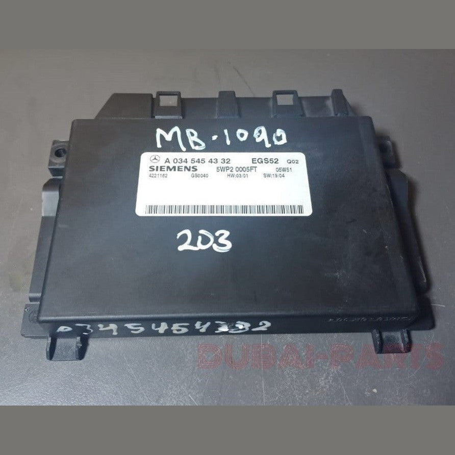 03-06 MERCEDES W203 C-CLASS TRANSMISION CONTROL GEAR BOX MODULE A034 5454332 OEM
