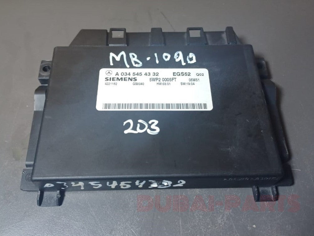 03-06 MERCEDES W203 C-CLASS TRANSMISION CONTROL GEAR BOX MODULE A034 5454332 OEM