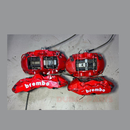 Mercedes-Benz E63 W212 E-Klasse Vorder- / Hinterachse Brembo rote Bremssättel 4er-Set