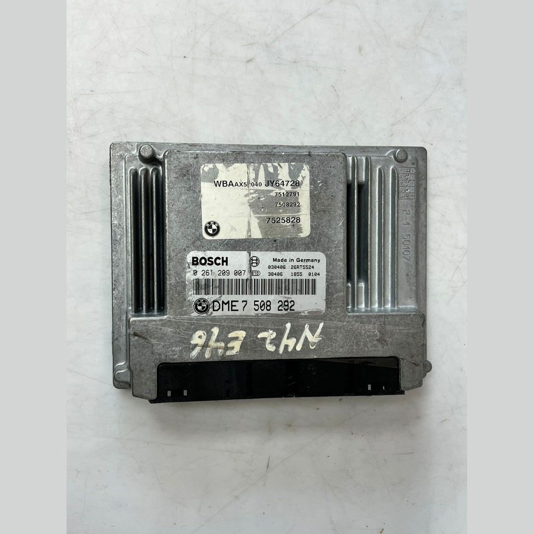 BMW 320/ 3 SERIES ENGINE ECU, E46 N42 318I 2002, P/N 7508292, ECU ONLY