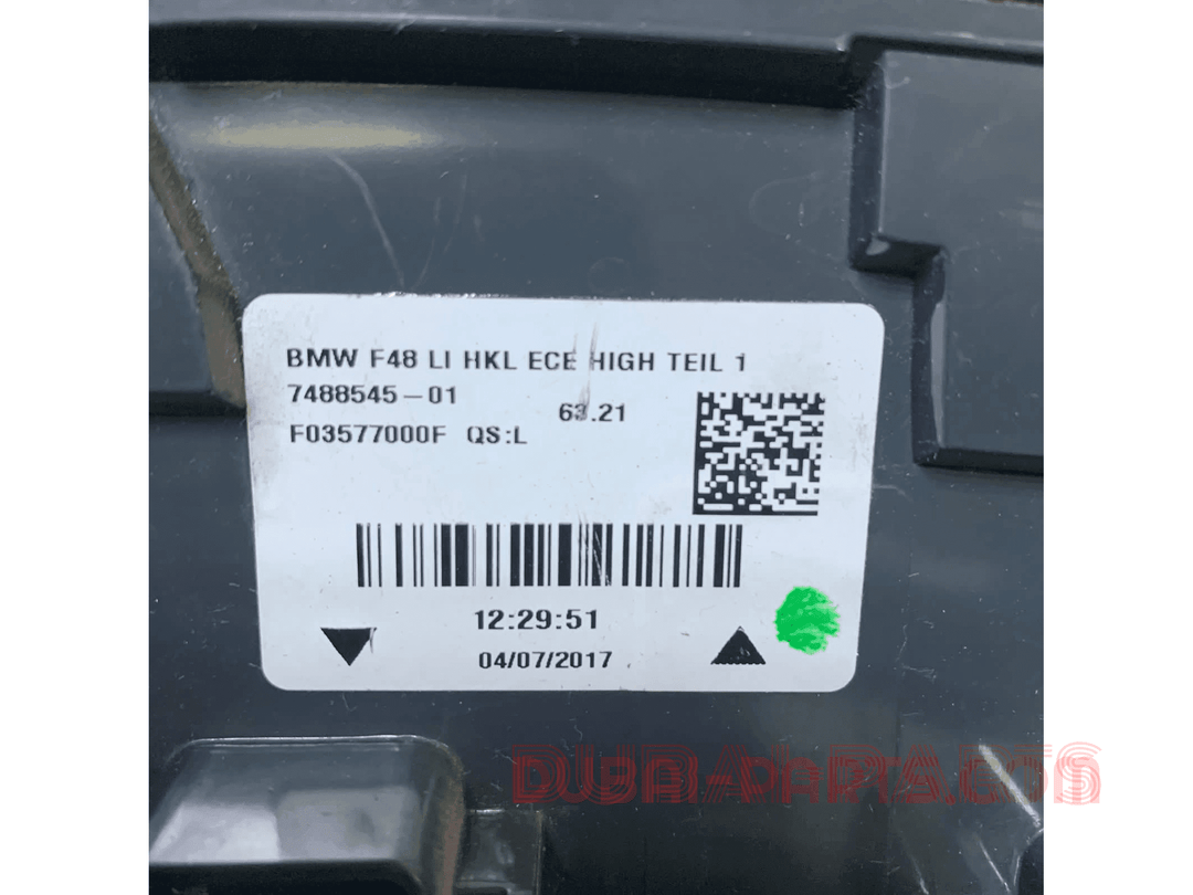 Stop Light BMW F48 X1 7488545 .Left (ECE)