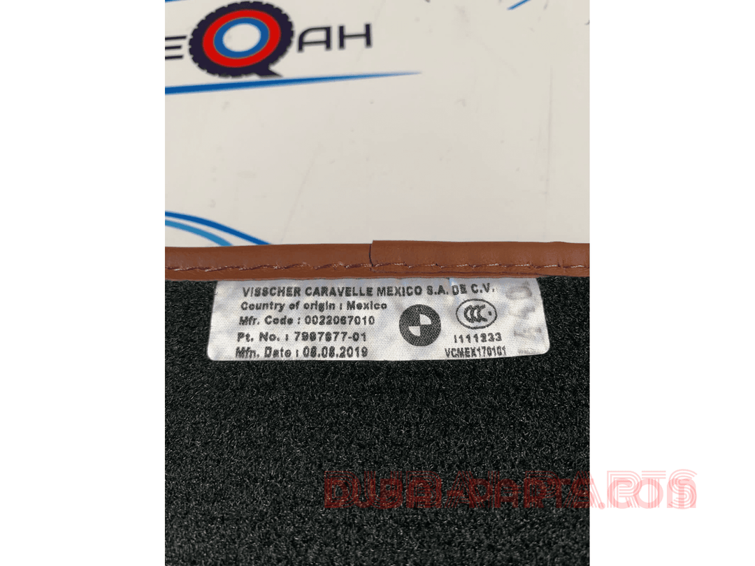 Set of floor mats with edge binding Bmw G06 X6