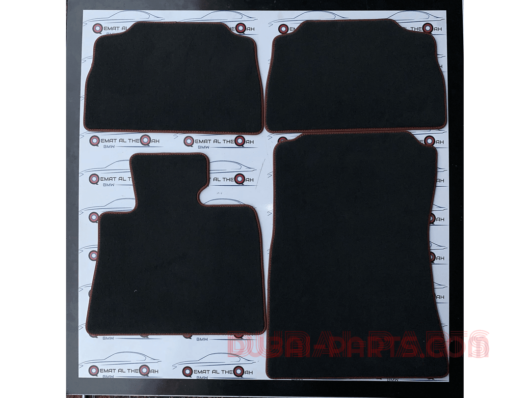 Set of floor mats with edge binding Bmw G06 X6