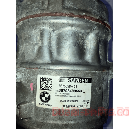 BMW-9375058 - G12 AC COMPRESSOR OEM 730i Genuine Product used