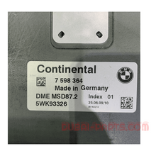 مجموعة وحدة التحكم الإلكترونية BMW-7598364 لسيارة BMW 740i موديل 2010 بمحرك N54 ثنائي التيربو، منتج أصلي مستعمل.
