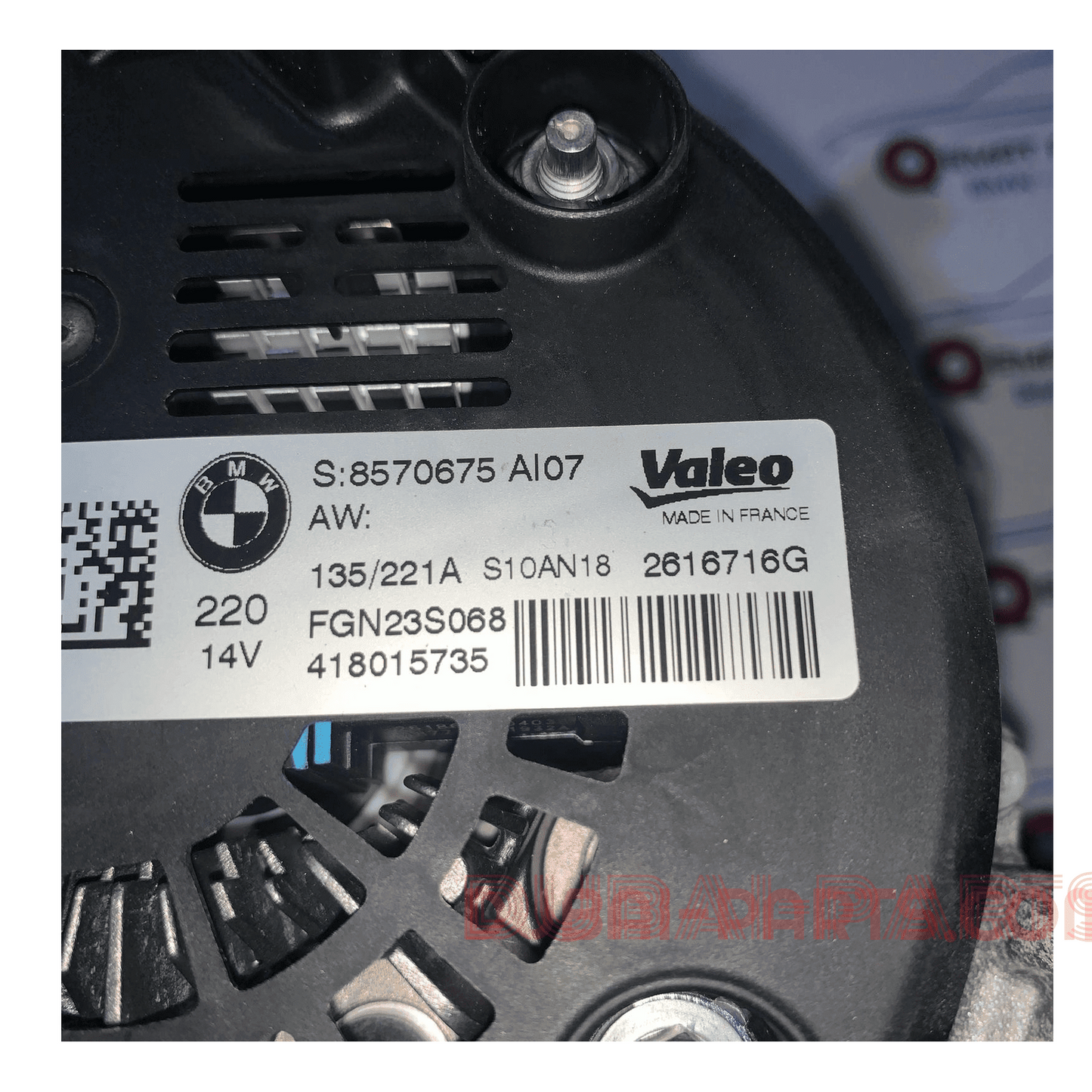 8570675 BMW ALTERNATOR N57 diesel