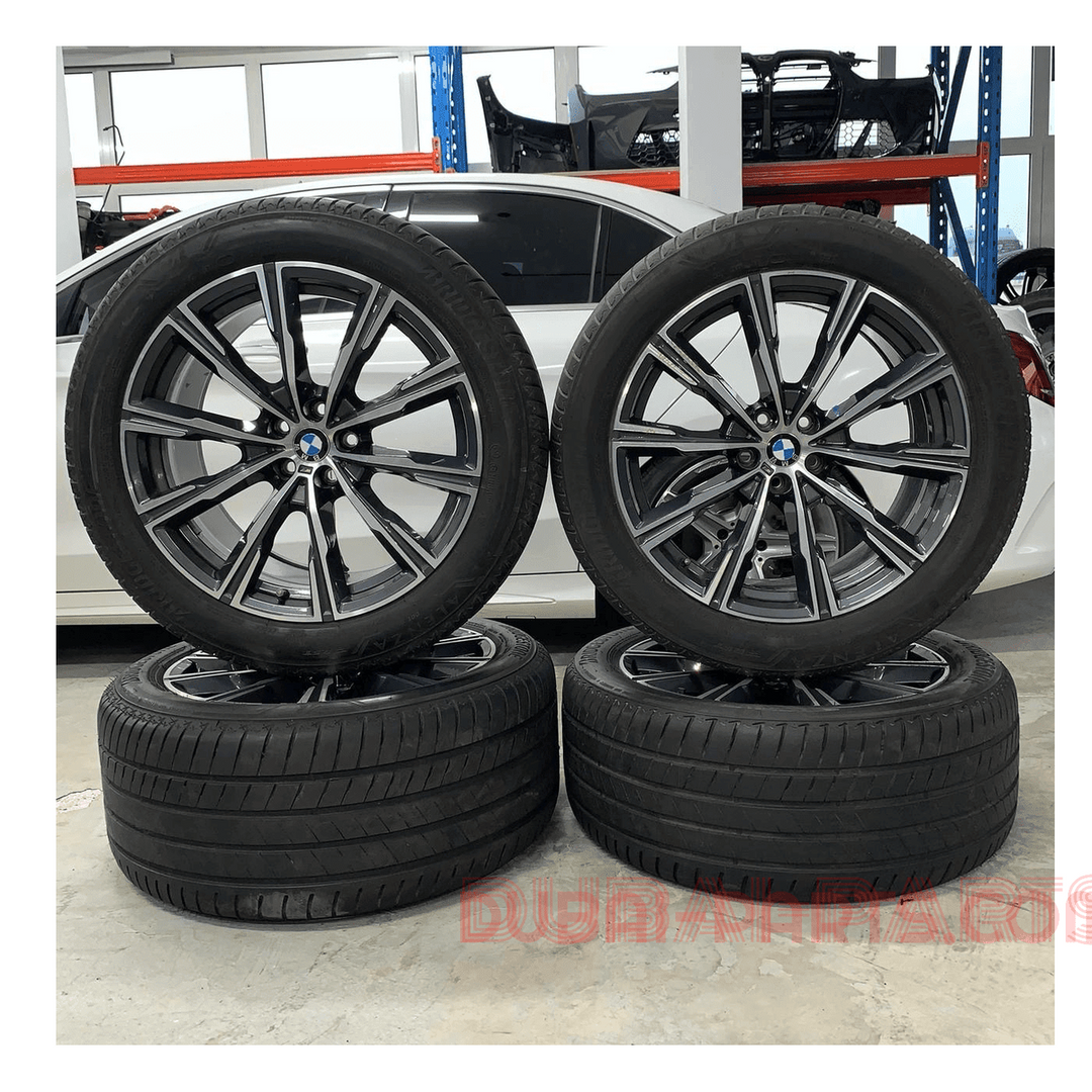 BMW OEM G05 X5 G06 X6 740M GREY M Star Spoke 20" Wheel REAR SPARE 8071997