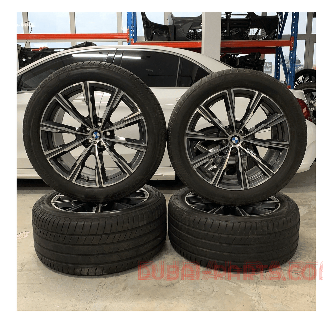 BMW OEM G05 X5 G06 X6 740M GREY M Star Spoke 20" Wheel REAR SPARE 8071997