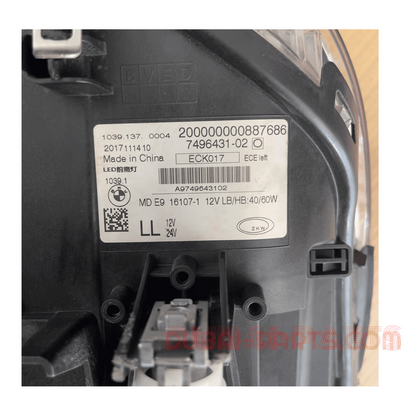 Bmw G30 Headlights Xenon ECE 2018 LEFT AND RIGHT Genuine Product used