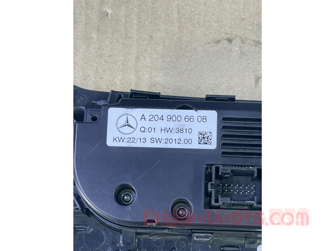 MERCEDES Benz C-E-CLS  W212 W204 W218 AC Climate Control Panel A2049006608