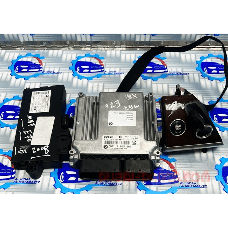BMW-7805585 Motorsteuergerät-ECU SET X5, M57, E70 Diesel Originalmarke Gebrauchtartikel