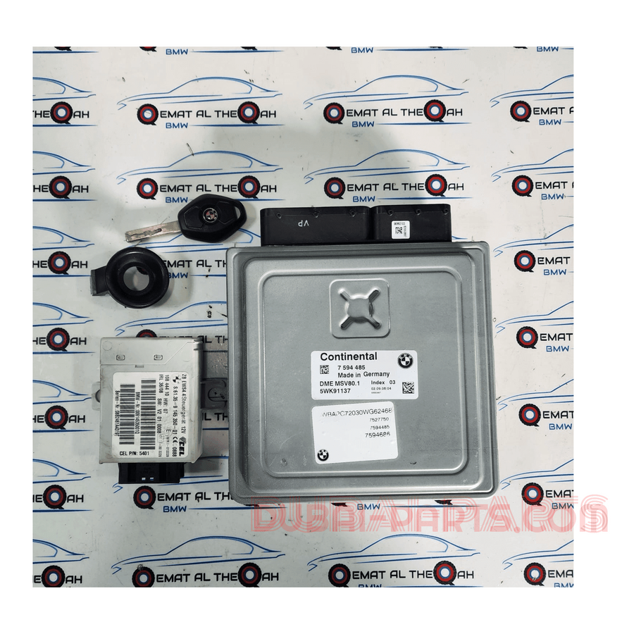 BMW-7594485 N52N, E83, 3.0 2008 ECU SET Genuine Branded Used item