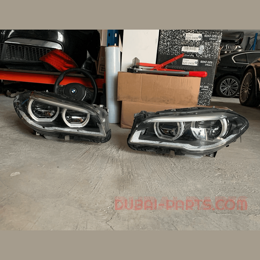 مصابيح أمامية LED متكيفة لسيارة BMW F10 موديل 2015 LCI ECE، أزواج كاملة