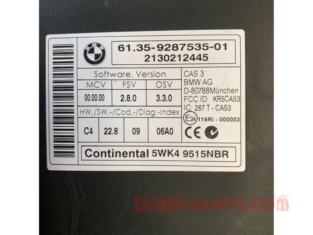 BMW Ecu 7640906 E90 N46N490 Complete Set Genuine Product used