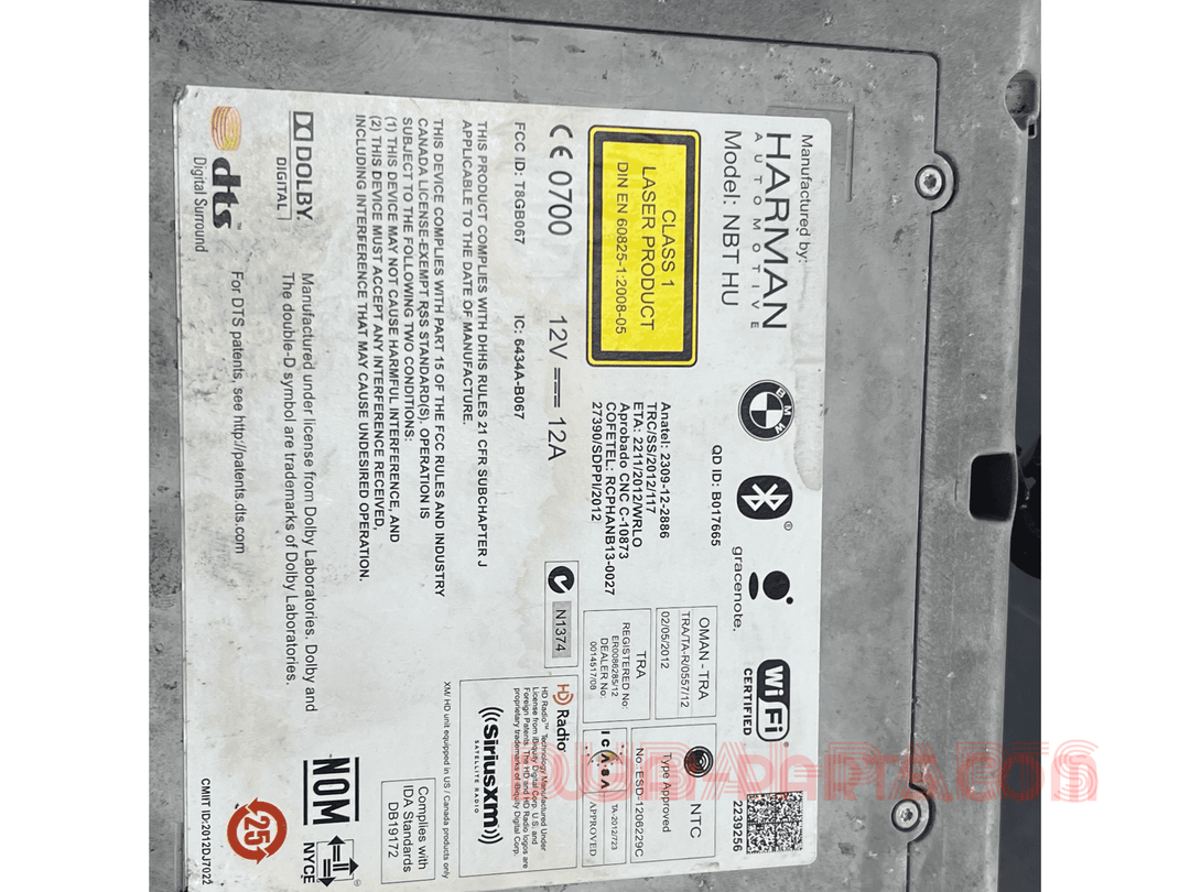 CI 938307201 Radio navigation F15 Harman automotive F15 2015 USA Modle  BMW