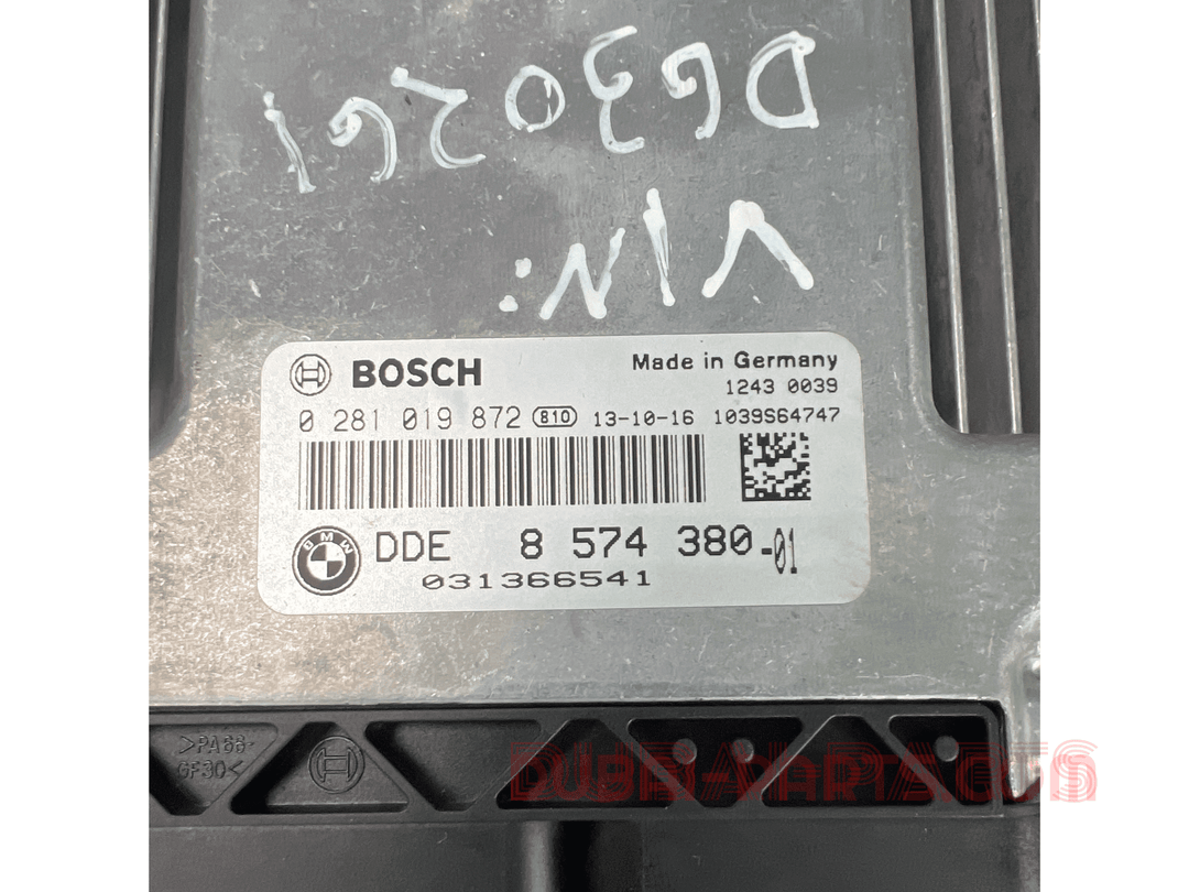 BMW 520d N47N  engine control ecu module 8574380 Genuine Product used