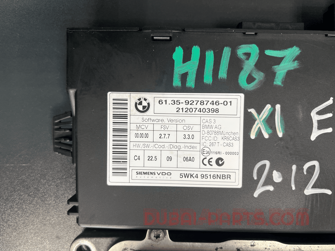 BMW X1 20iX  N20 E84 2012 ENGINE CONTROL ECU KIT 7639375
