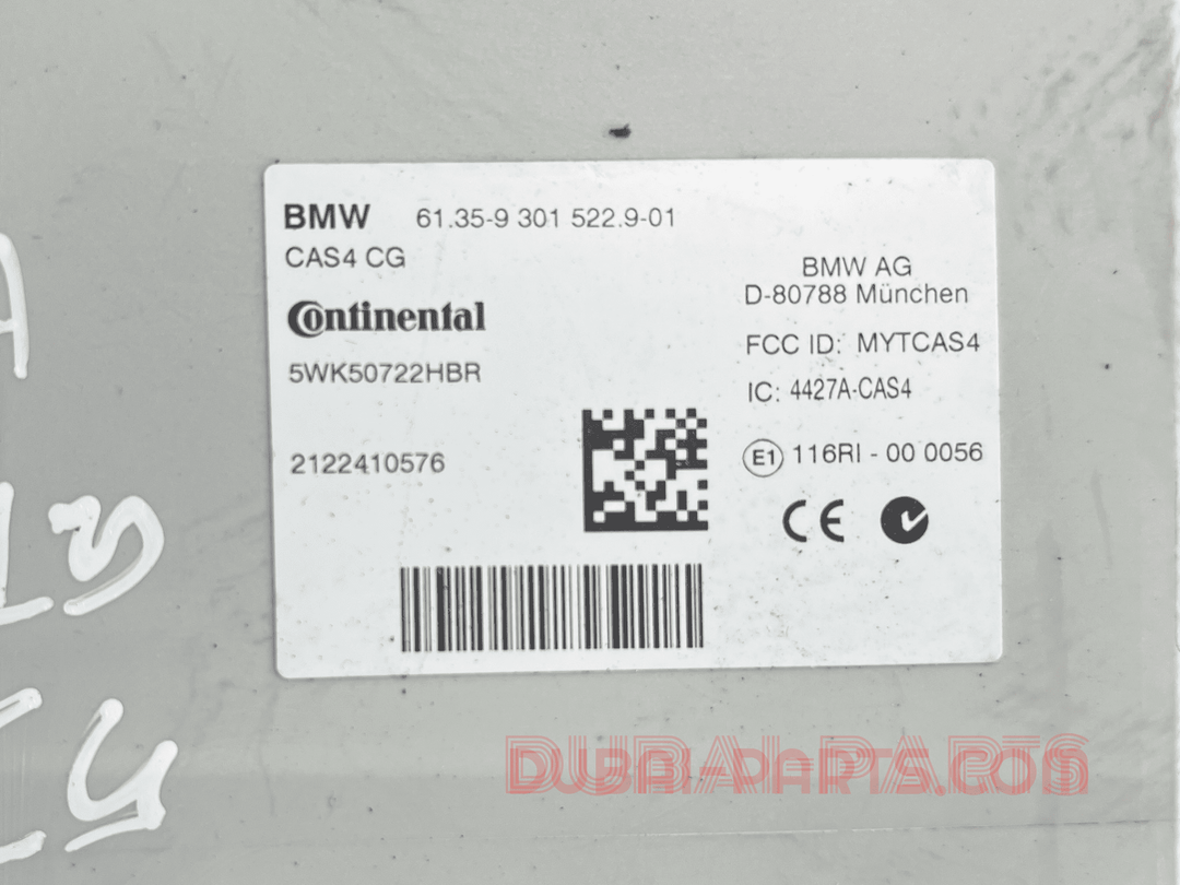 BMW 535i N55 F07 2012 ENGINE CONTROL ECU MODULE UNIT SET 8606309 Genuine Product used