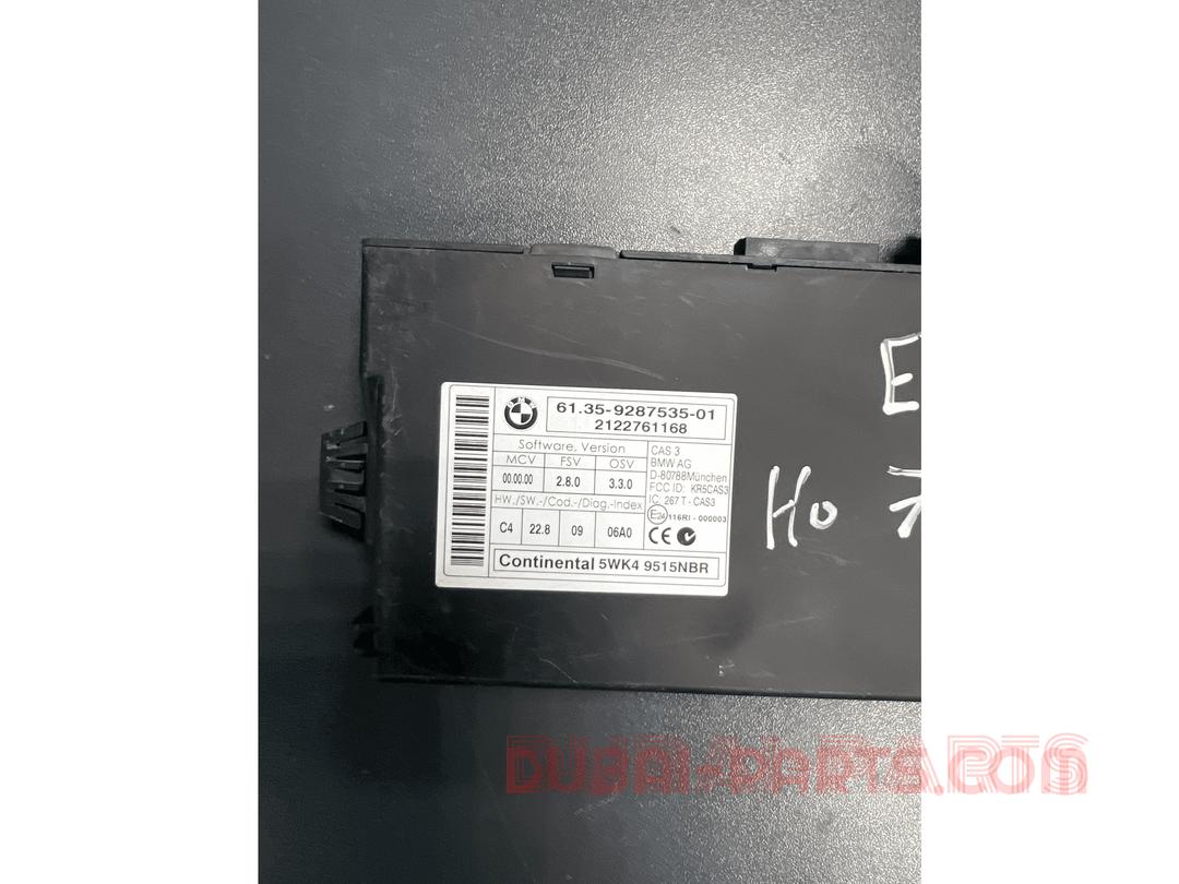 BMW E92 E93 CAS 3 ECU CONTROL UNIT KEY READING MODULE 9287535 Genuine Product used