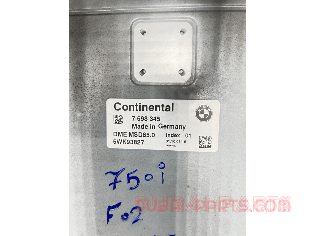 BMW 750i N63 Engine control unit Ecu module MSD85.0 7598345 Genuine Product used