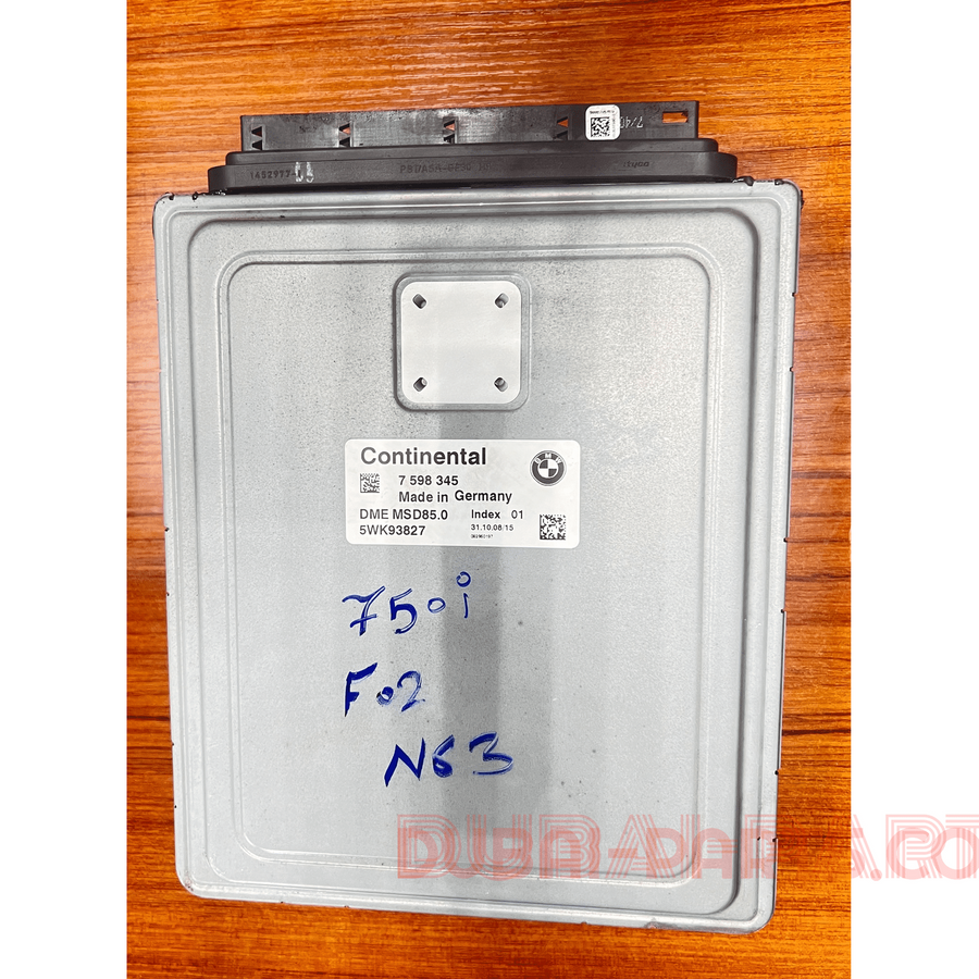 BMW 750i N63 Engine control unit Ecu module MSD85.0 7598345 Genuine Product used