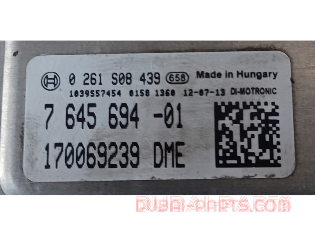 BMW E70,LCi ,N55 Engine Control Module ECU-DME-7645694 Good Quality Genuine used product
