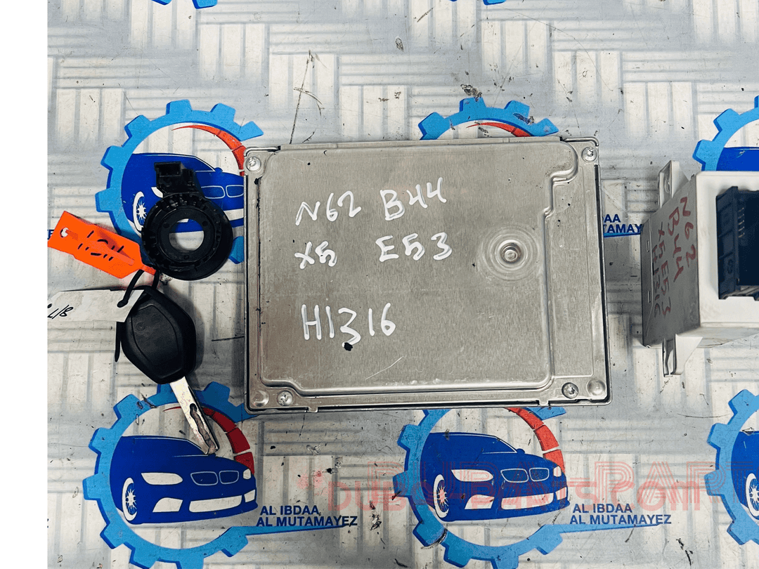 BMW X5 E53 N62B44 ENGINE CONTROL ECU UNIT SET 7556340