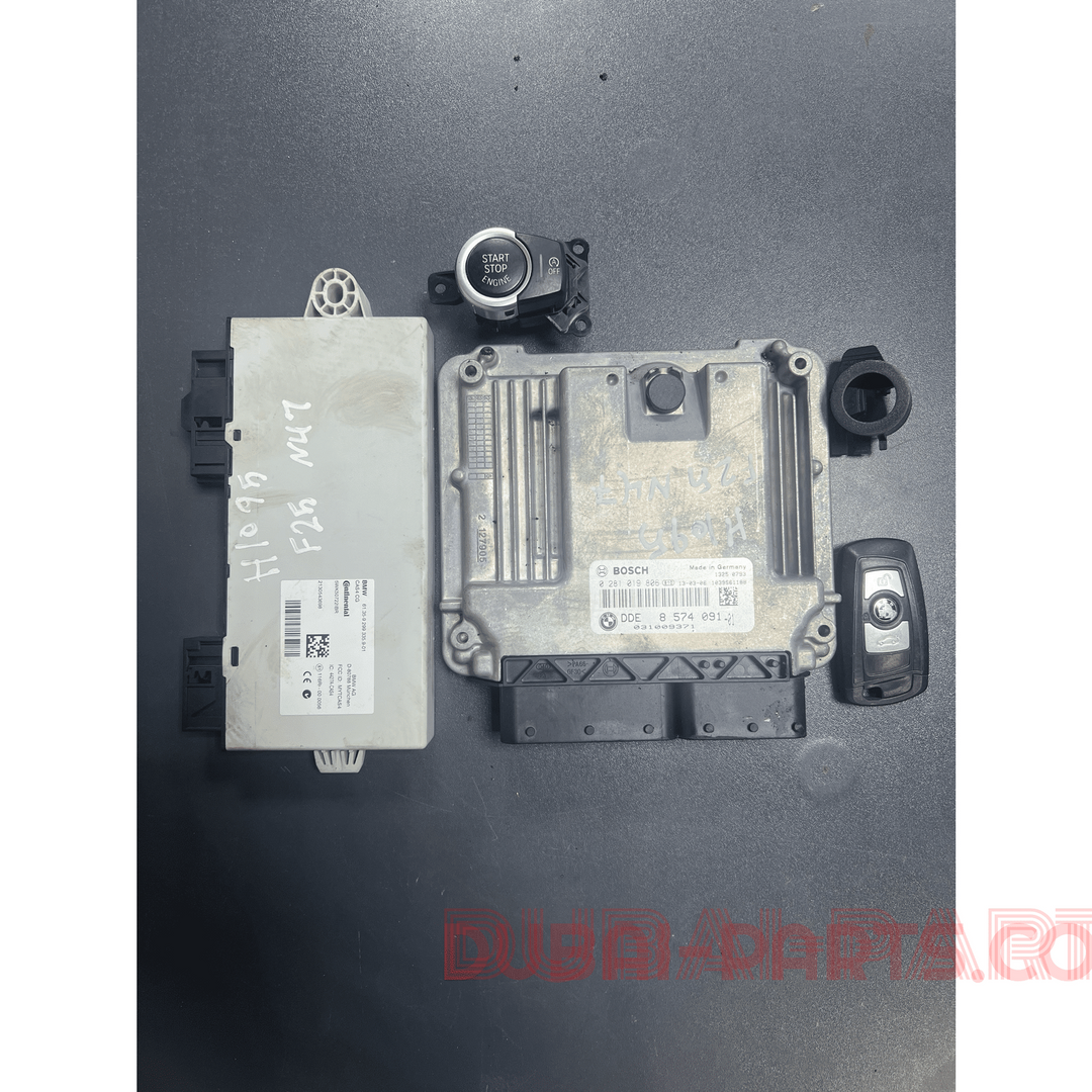 BMW F25 N47N engine control ecu unit set 8574091 Genuine Product used