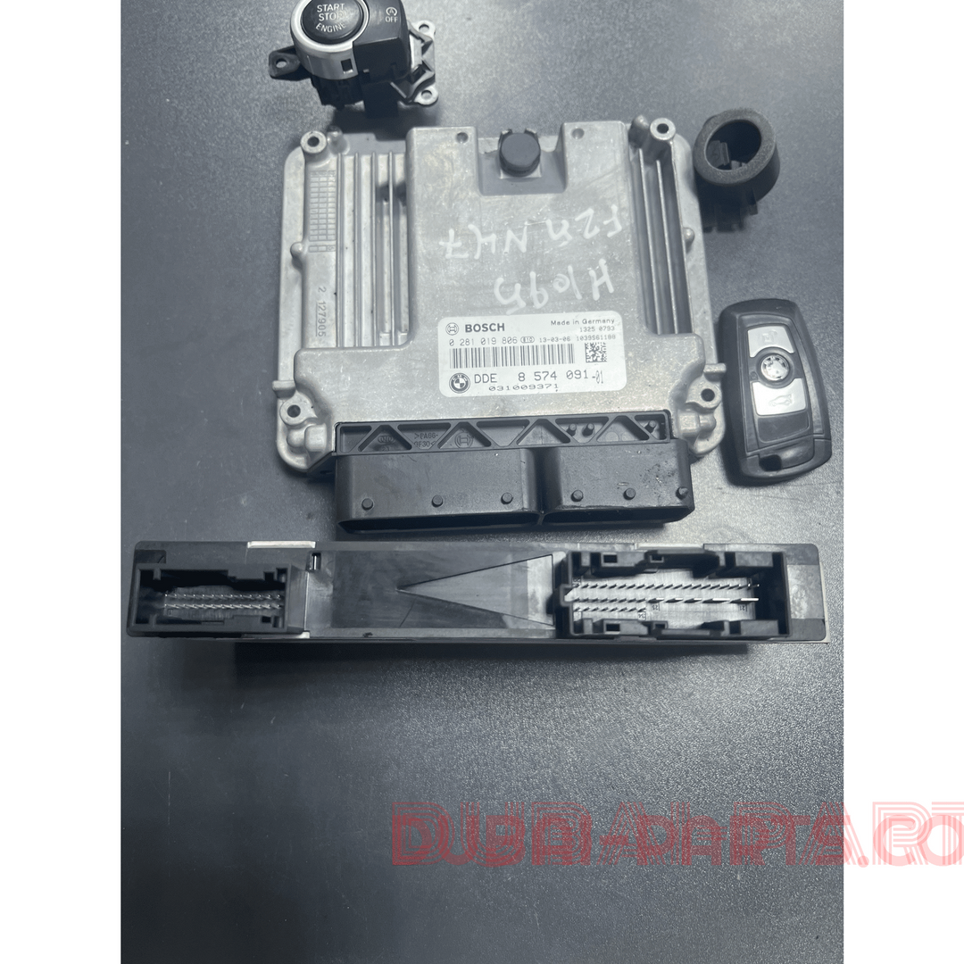 BMW F25 N47N engine control ecu unit set 8574091 Genuine Product used