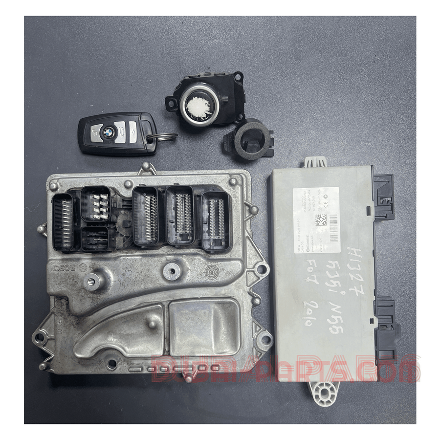 BMW 535i N55 F07 2010 MOTORSTEUERGERÄT ECU SET 7614649 Originalteil gebraucht