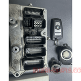 BMW 535i N55 F07 2010 MOTORSTEUERGERÄT ECU SET 7614649 Originalteil gebraucht