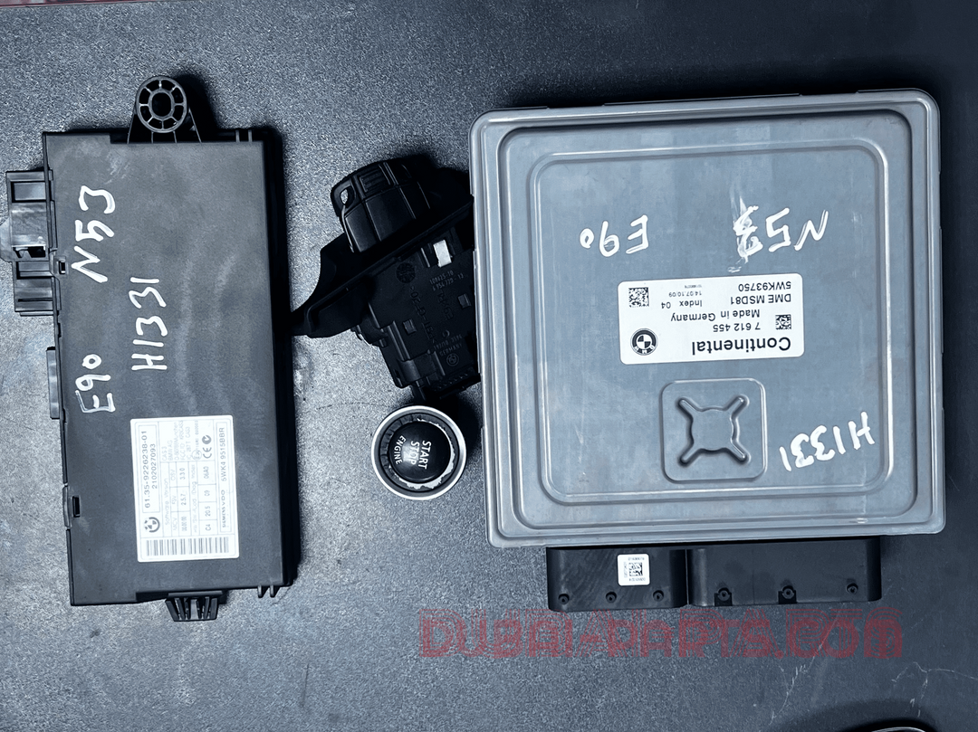 BMW E90 E91 LCI E92 E93 330 N53  ECU Kit DME CAS3 + Key 7612455 Genuine Product used