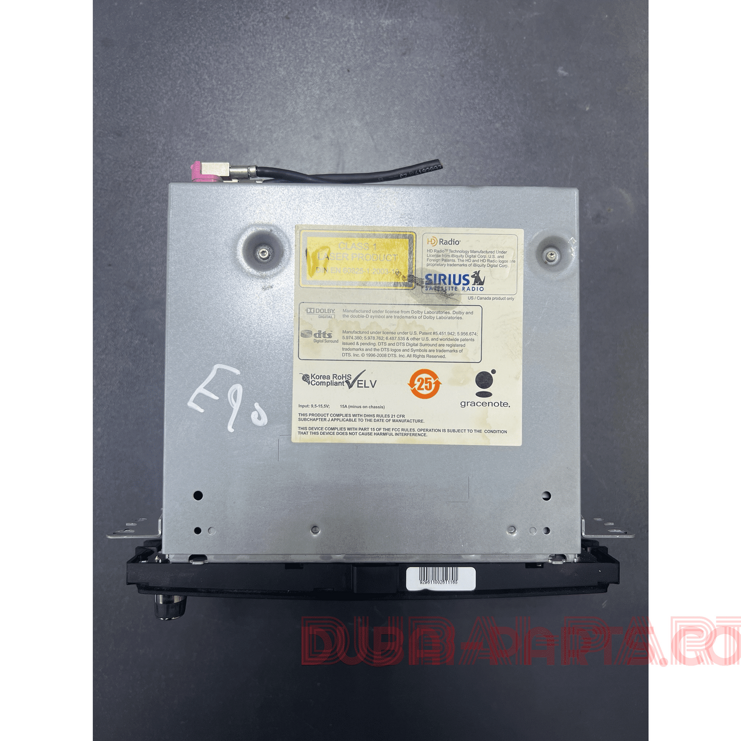BMW RADIO SAT NAV CD HEAD UNIT FITS 3 SERIES E90 E91 LCI 9218333 Genuine Product used