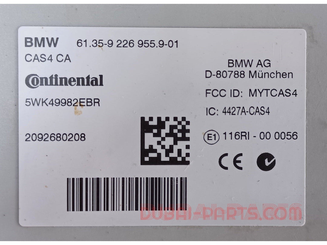 BMW F02,N52 Engine Control Module ECU-DME 7604842 Genuine product used