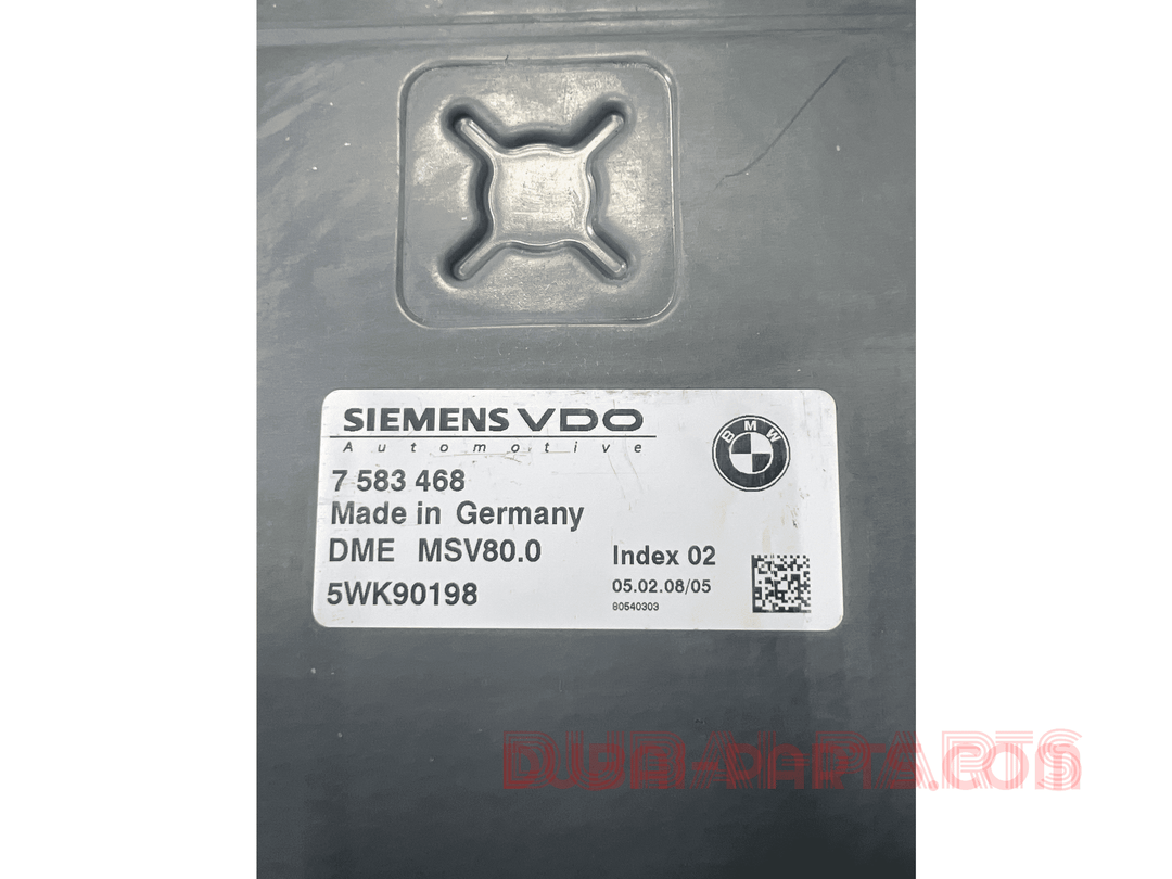 BMW 525 N52N Engine control ecu unit module MSV80.0 7583468