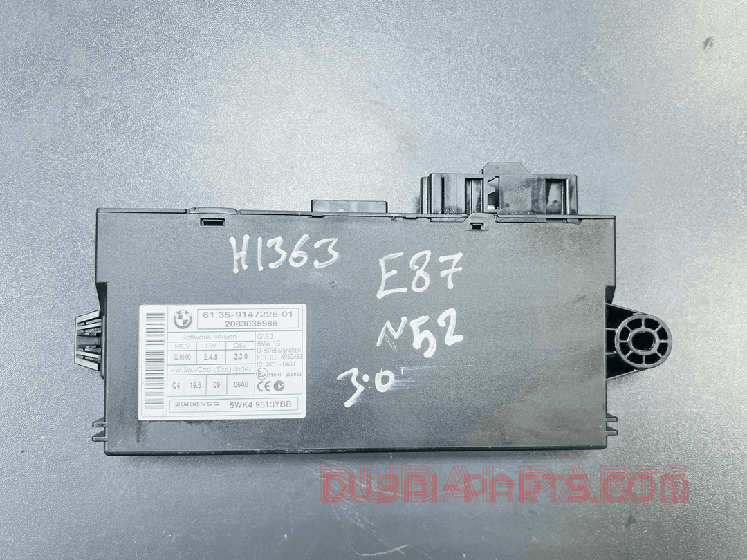 BMW 125i N52N E88 2008 ENGINE CONTROL ECU UNIT SET MSV80.0 7594483