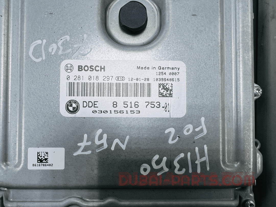 BMW 730d N57 F01 2010 ENGINE CONTROL ECU UNIT SET 8516753