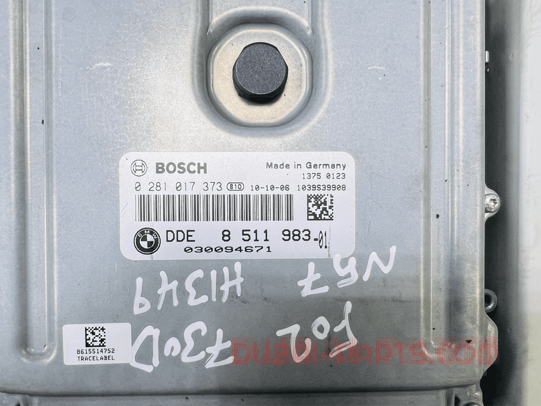 BMW 730d N57 F01 2012 ENGINE CONTROL ECU UNIT SET 8511983