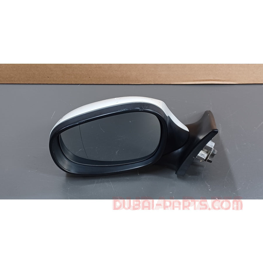 BMW E92 Side Mirror Left Side White Colour Foldable Type Genuine Product Used