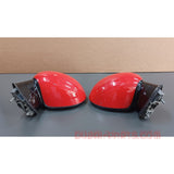 Mini Cooper R56 Side Mirror Left& Right Side Pair Red colour Foldable Type Genuine Product used