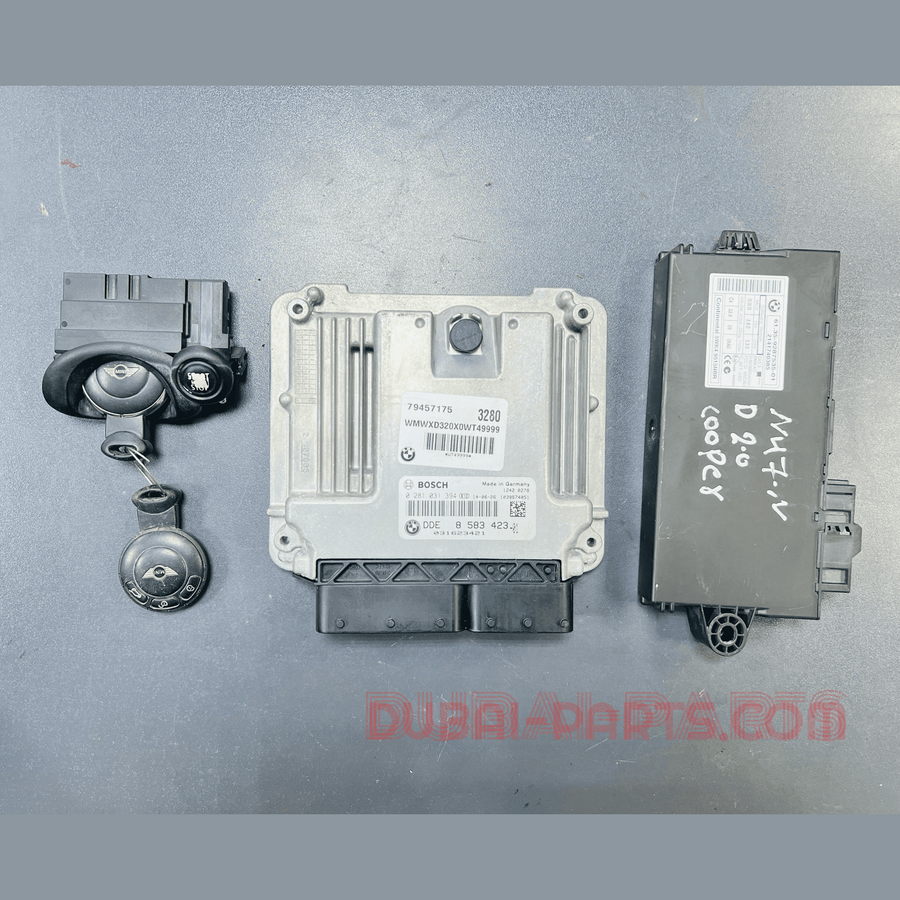 MINI COOPER D 2.0 N47N COUNTRYMAN R60 2014 ENGINE CONTROL UNIT ECU SET DDE 8583423