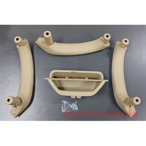BMW F25 Four Piece Inner Door Handle Set Beige Color Aftermarket New Product