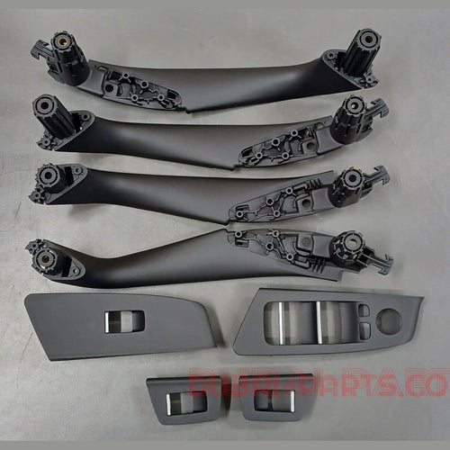 BMW G38 Door inner Handle Set Eight Piece Black Color Aftermarket New Product