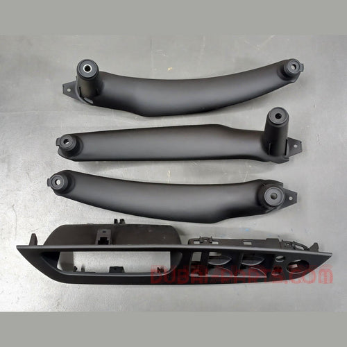BMW E70 Door Inner Handle Set Four Piece Black Color Aftermarket New Product