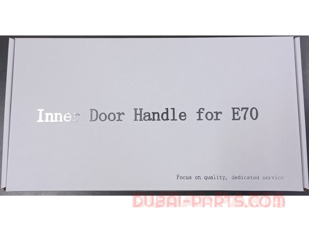 BMW E70 Door Inner Handle Set Four Piece Red Brown Color Aftermarket New Product