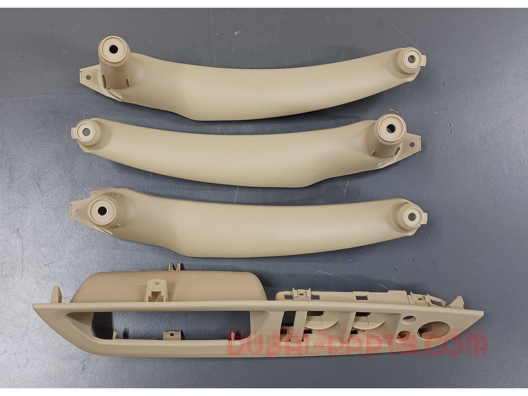 BMW E70 Door Inner Handle Set Four Piece Beige Color Aftermarket New Product