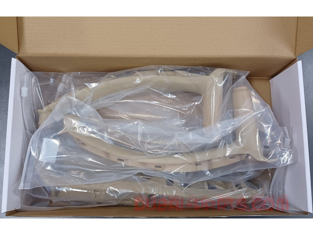 BMW E70 Door Inner Handle Set Four Piece Beige Color Aftermarket New Product