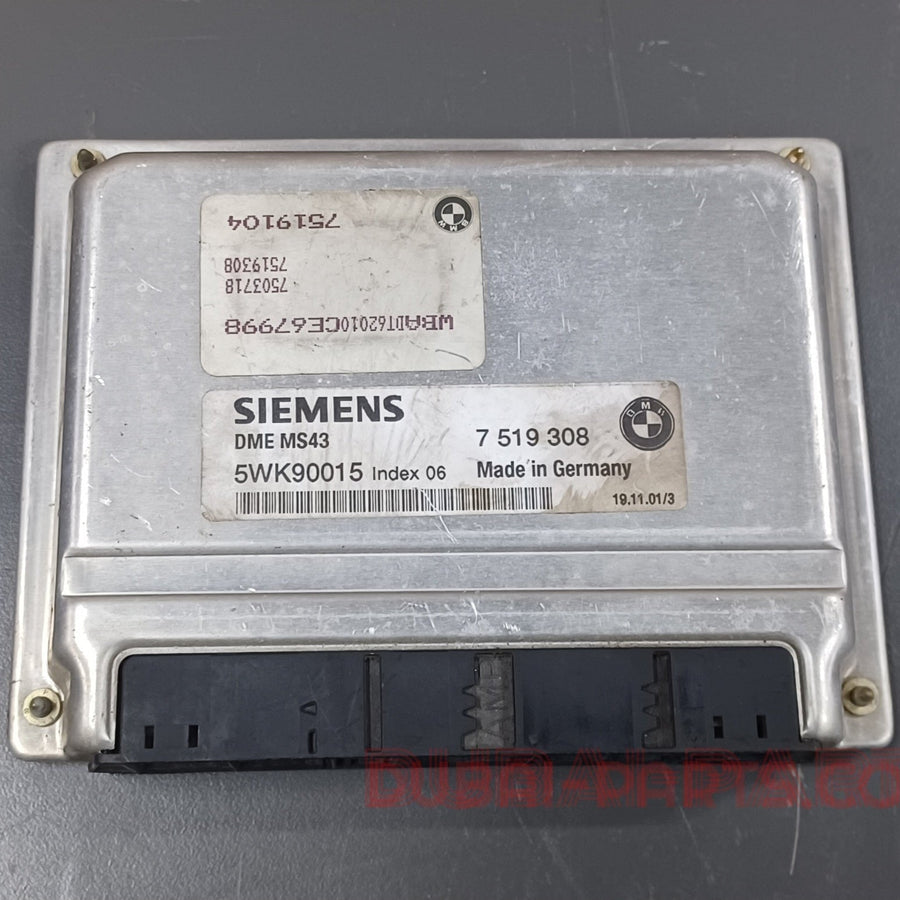 BMW E39, E36, Z3 Basissteuergerät ECU - DME 7519308 Originalprodukt gebraucht